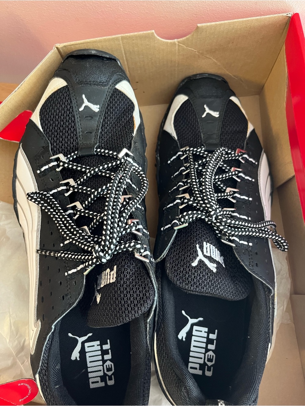 Men’s Puma (NEW)Cell Alpine Trail Racer - Black and White Shoe (NEW)